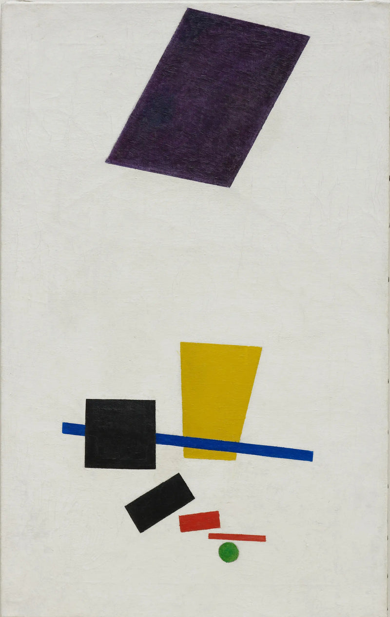 Realismo pictórico de um jogador de futebol - Massas de cores na 4ª dimensão - Kazimir Malevich