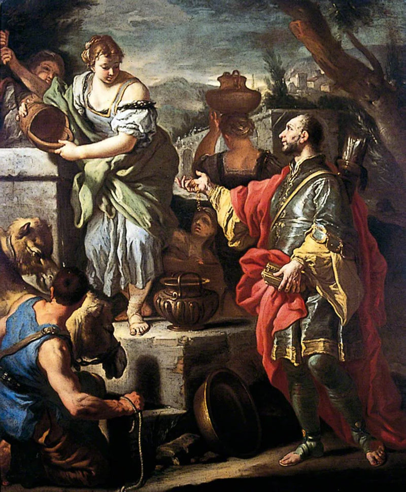Rebecca e Eleazar no poço - Francesco Solimena