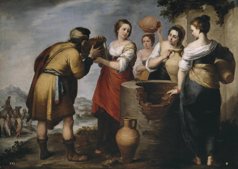 Rebecca e Eliezer - Bartolomé Esteban Murillo