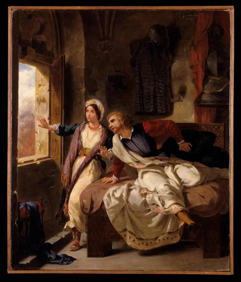Rebecca e Ivanhoé ferido - Eugène Delacroix