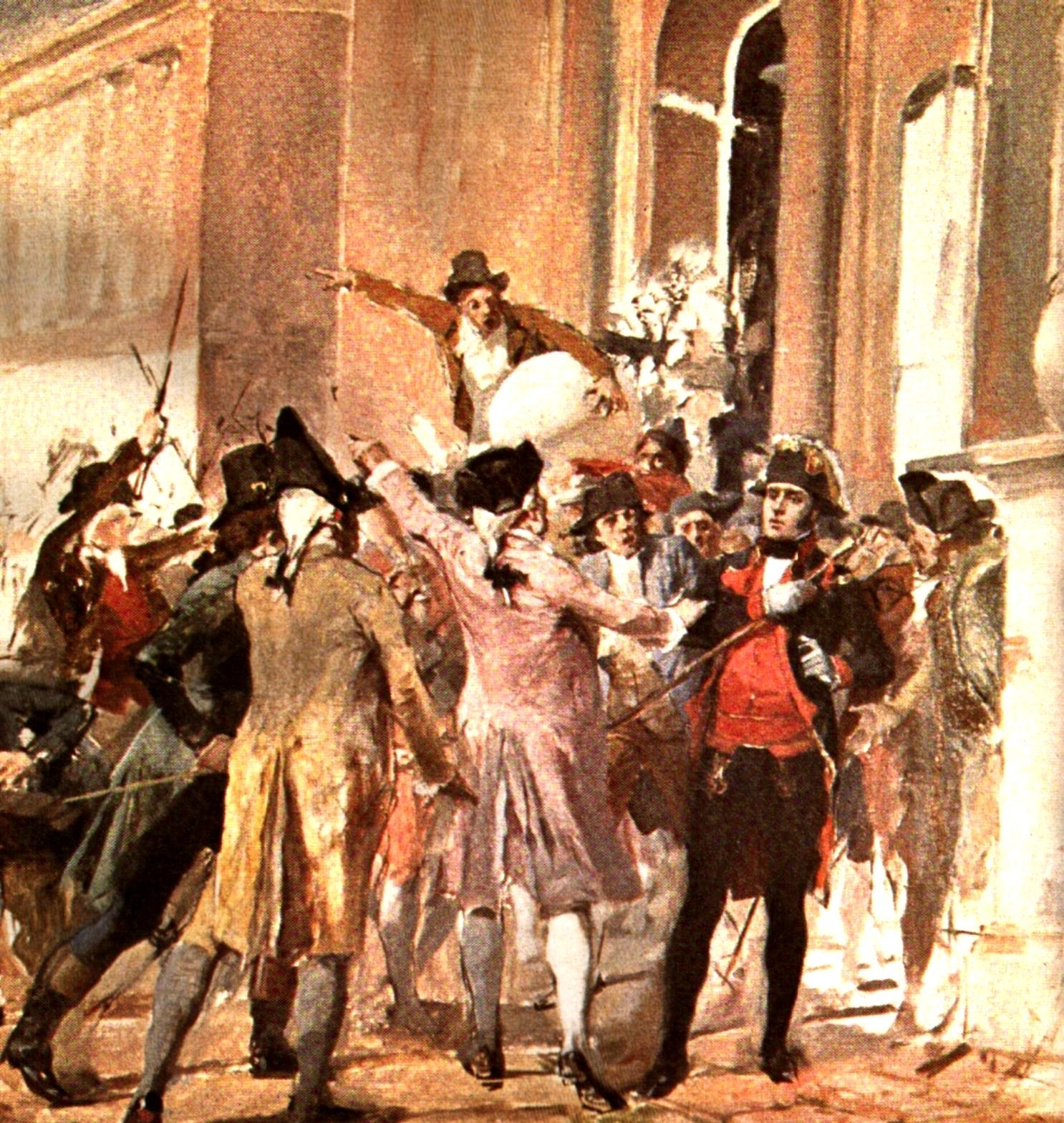 Rebelion de los criollos. - Arturo Michelena image 1 reproduction artisanale de tableau