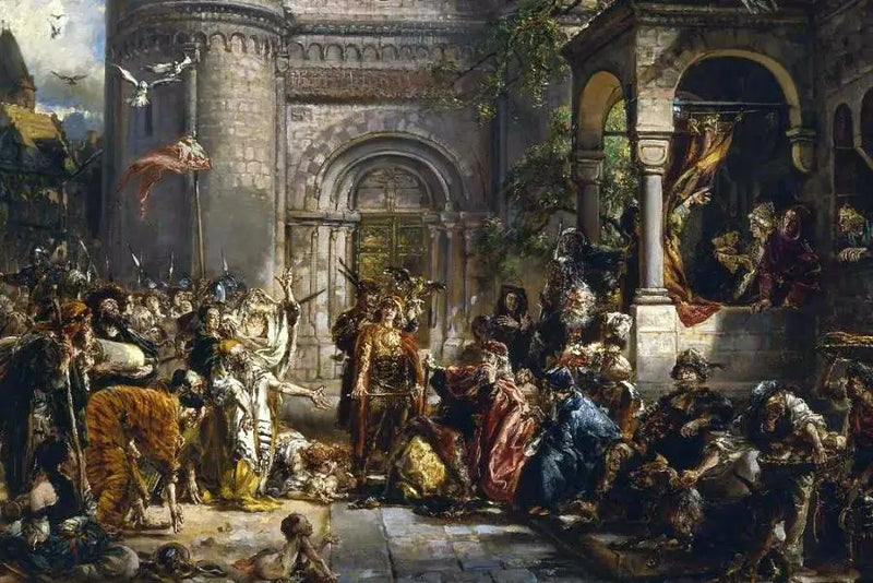 Recepção dos Judeus em 1096 d.C. - Jan Matejko