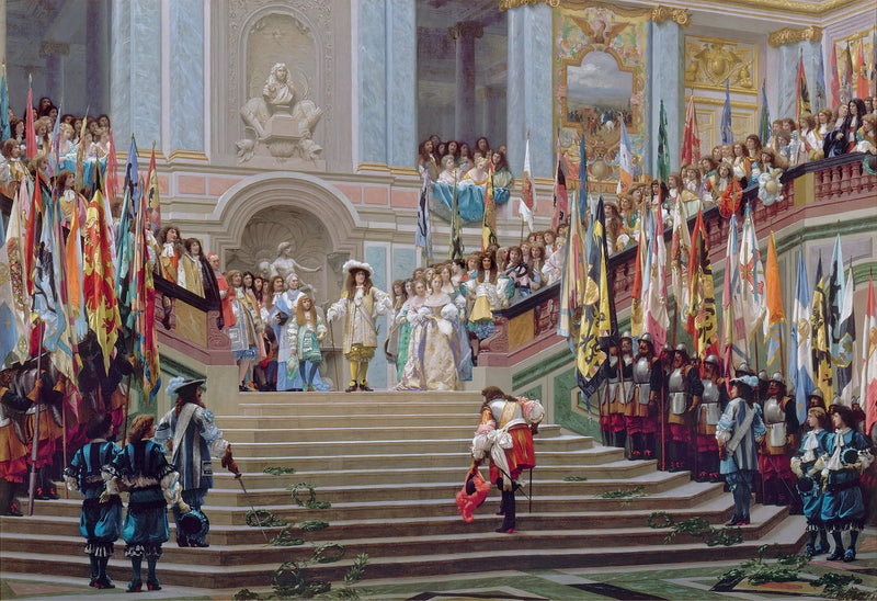 Recepção do Grande Condé em Versalhes - Jean-Léon Gérôme