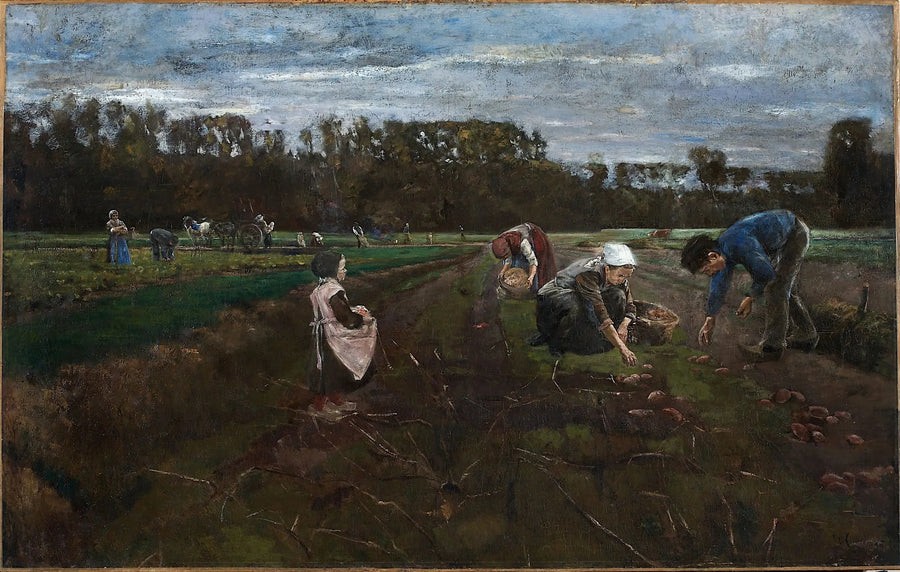 Colheita de batatas - Max Liebermann