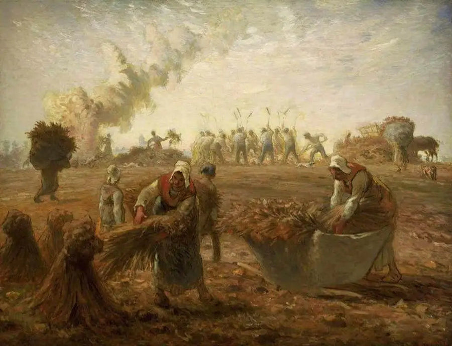 Colheita de trigo-sarraceno, verão - Jean-François Millet