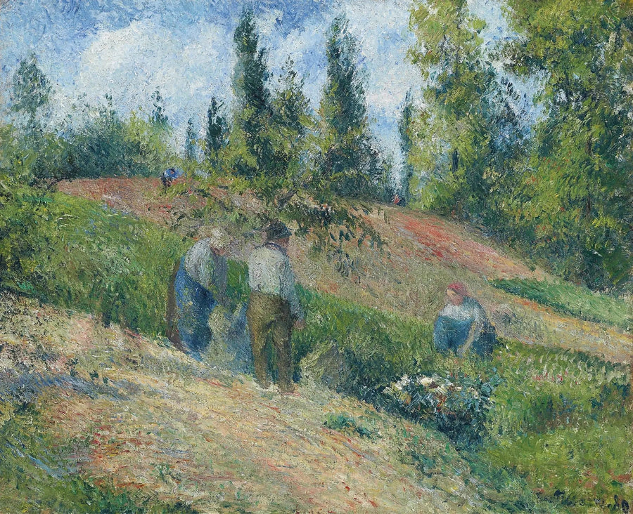 Colheita de maçãs, Pontoise - Camille Pissarro