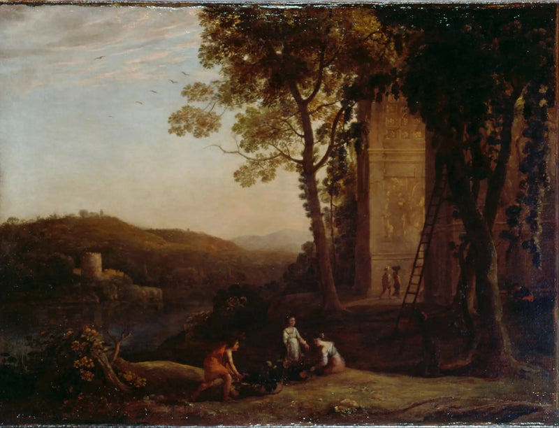 Colheita de uvas - Claude Lorrain