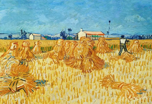 Récolte en Provence - Van Gogh - Reproductions de tableaux et peintures haut de gamme