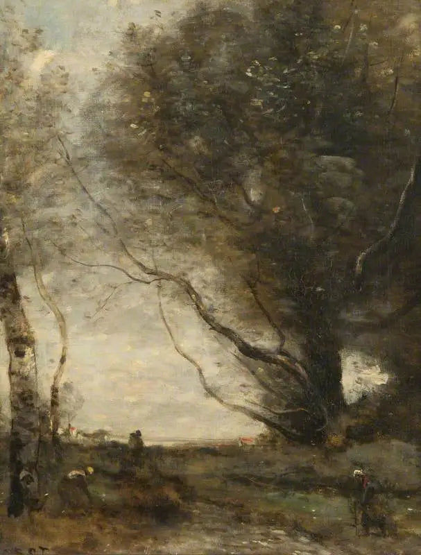 Colheita - Jean-Baptiste Camille Corot