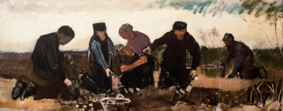 Colheita de batatas (cinco dígitos) - Vincent van Gogh