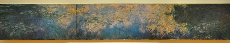 Reflexões sobre nuvens, tríptico do MoMA W1972 -1974 - Claude Monet
