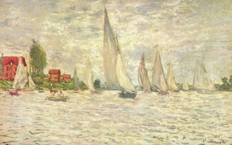 Regata em Argenteuil - Claude Monet