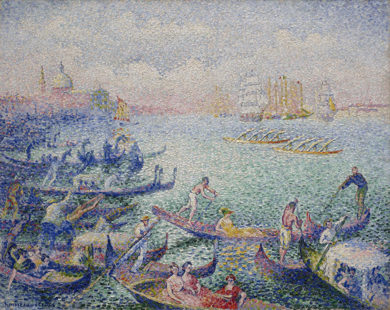 Regata à Vênise - Henri-Edmond Cross