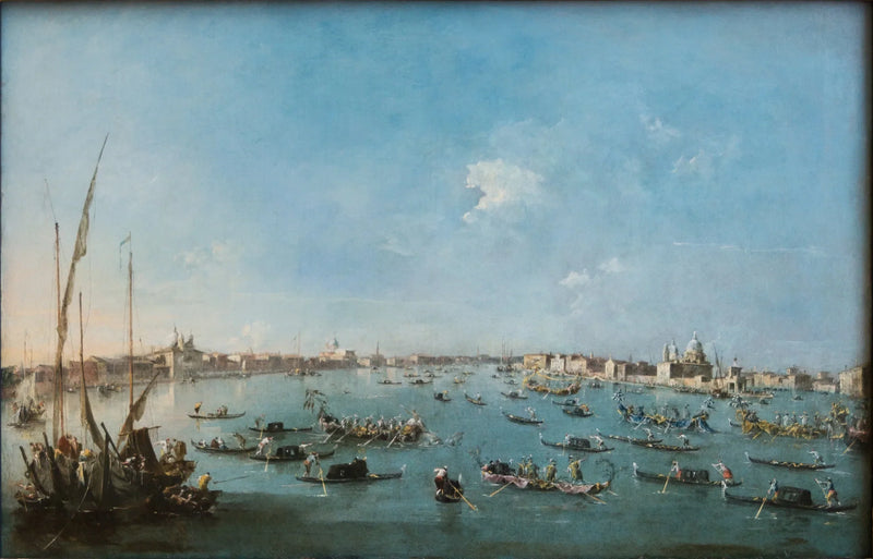 Regata no canal da Giudecca - Francesco Guardi
