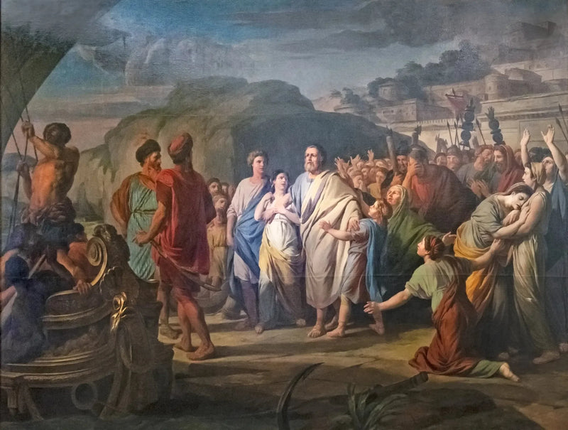 Regulus sai de Roma para se dirigir a Cartago - Nicolas-Bernard Lepicié