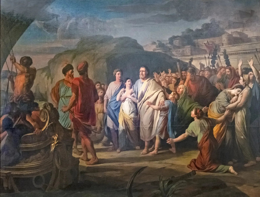 Regulus sai de Roma para se dirigir a Cartago - Nicolas-Bernard Lepicié