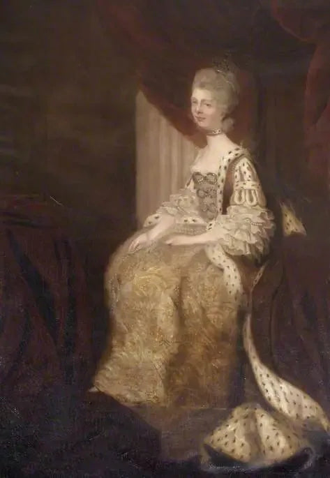 Rainha Charlotte (1744–1818), esposa de George III - Joshua Reynolds