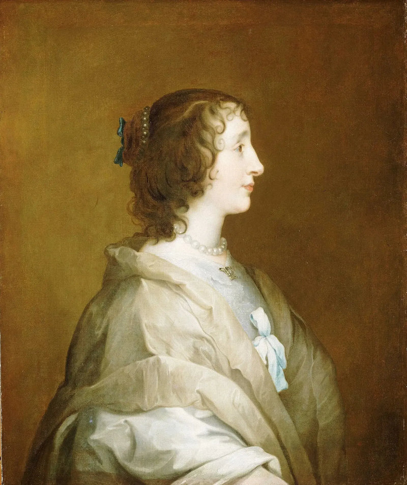 Rainha Henriette Marie, 1609-1669 - Antoine van Dyck