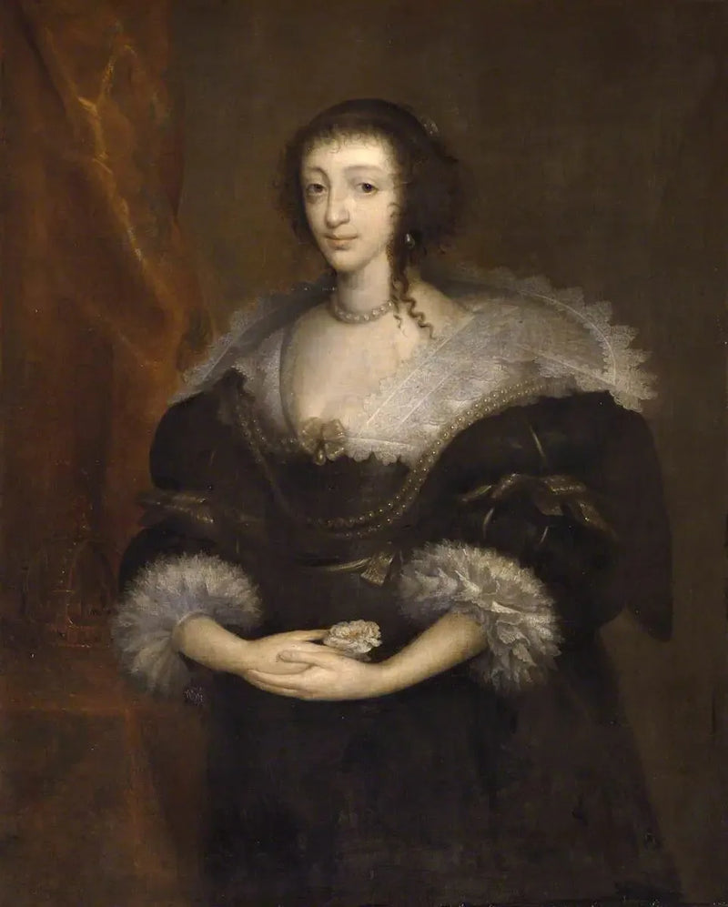 Rainha Henriette Marie (1609–1669), consorte de Carlos I - Antoine van Dyck