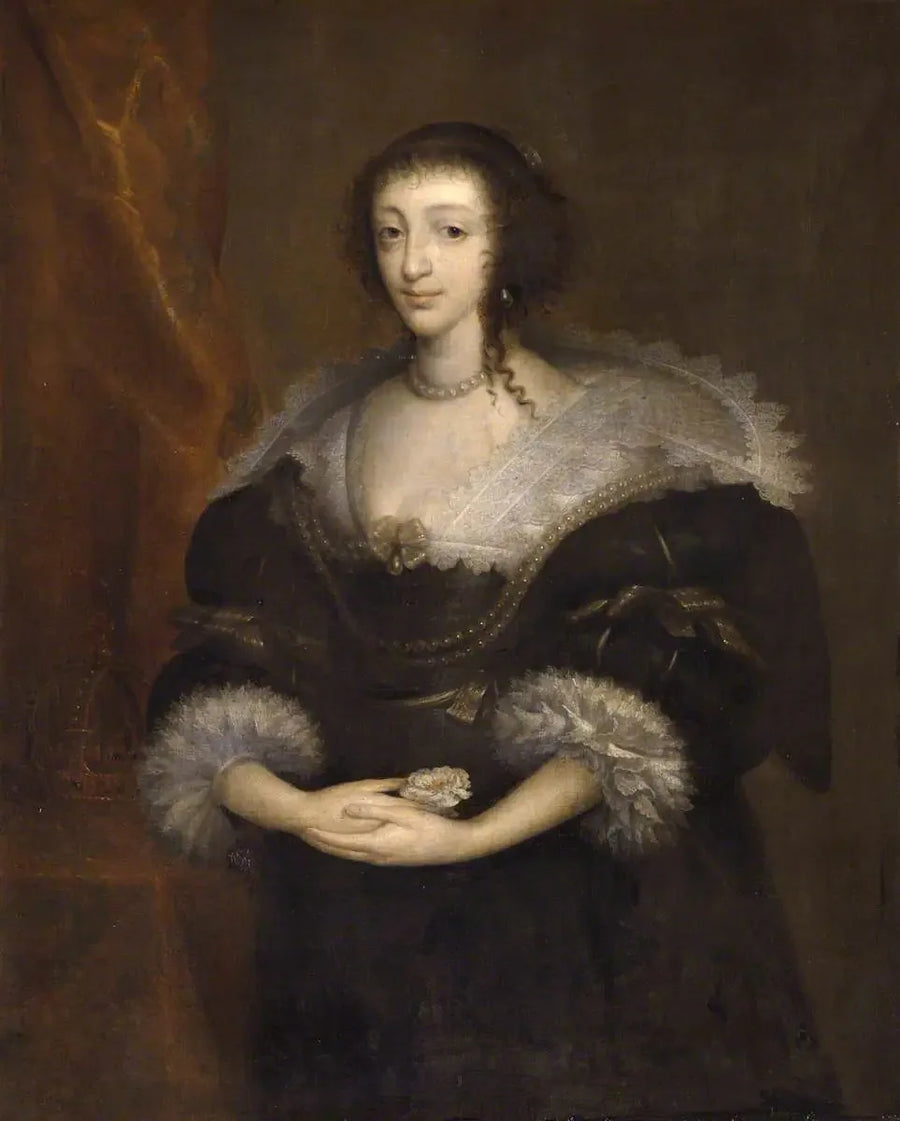 Rainha Henriette Marie (1609–1669), consorte de Carlos I - Antoine van Dyck