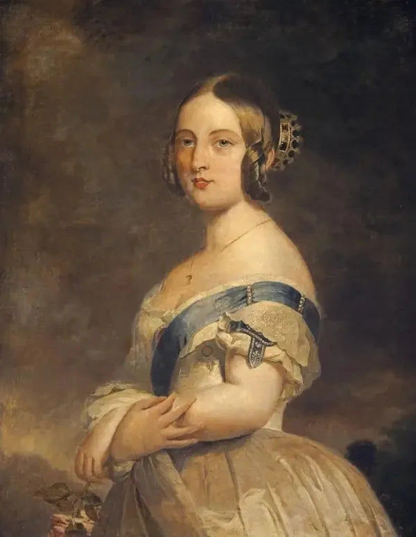 Rainha Victoria, 1819-1901. Reinado de 1837 a 1901. - Franz Xaver Winterhalter