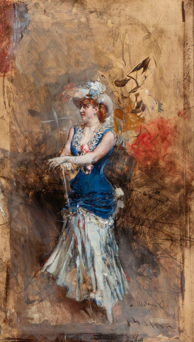Rejane em cena - Giovanni Boldini