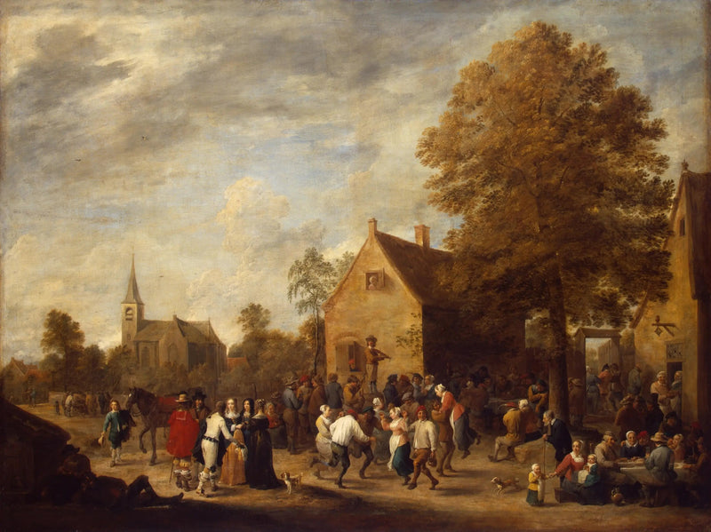 Rejouissance Flamanda - David Teniers, o Jovem