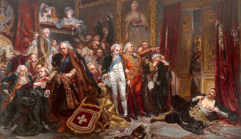 Rejtan - A Queda da Polônia. - Jan Matejko