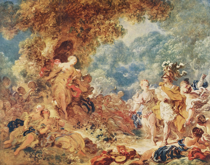 Renaud nos jardins de Armida - Jean-Honoré Fragonard