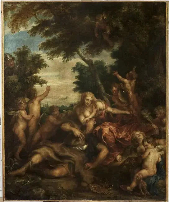 Renaud e a Feiticeira Armide - Antoine van Dyck