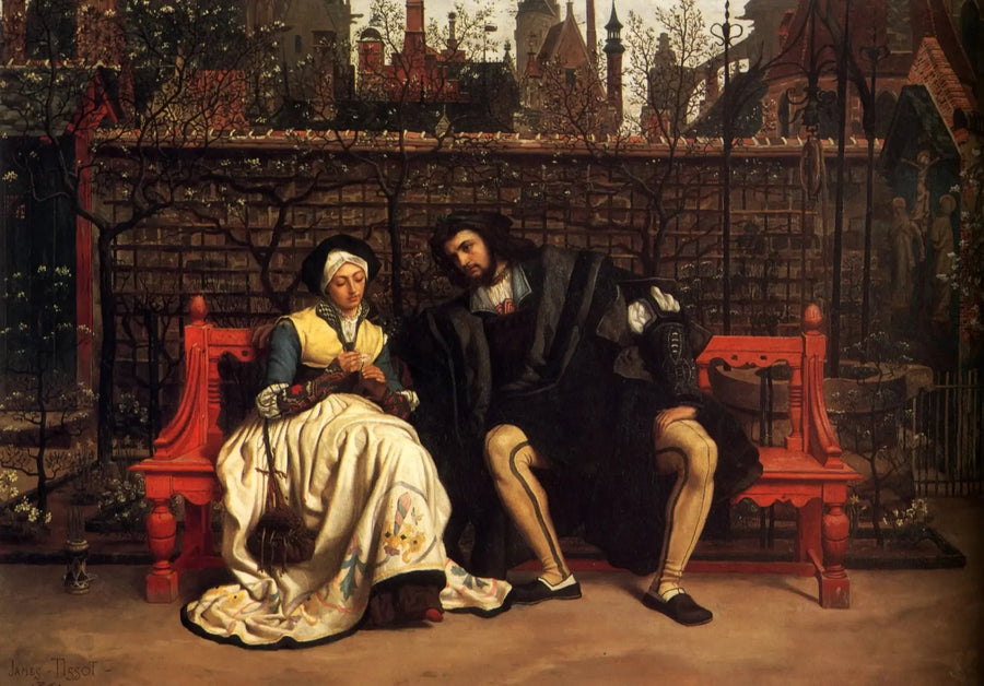 Encontro de Faust e Marguerite - James Tissot
