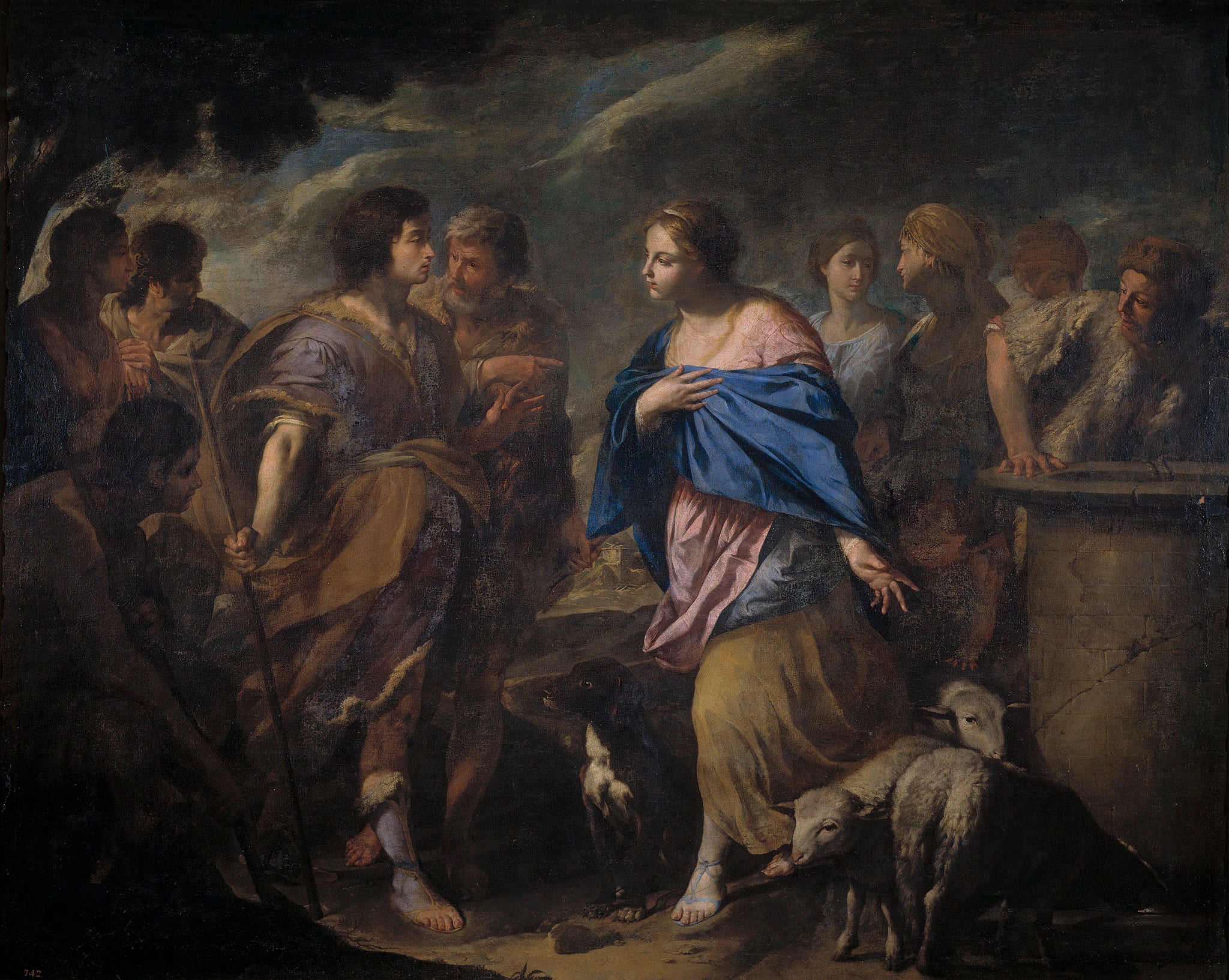 Rencontre d'Isaac et Rebecca - Andrea Vaccaro