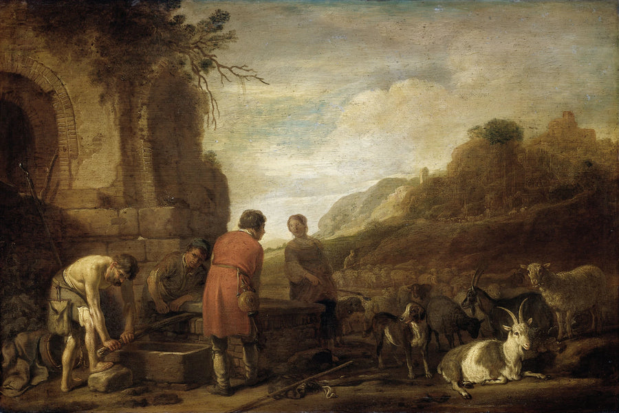 La rencontre de Jacob et Rachel - Nicolaes Cornelisz Moeyaert