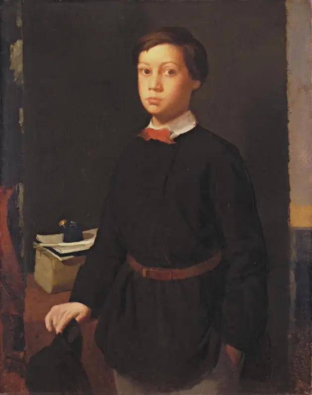 René de Gas com o tinteiro - Edgar Degas