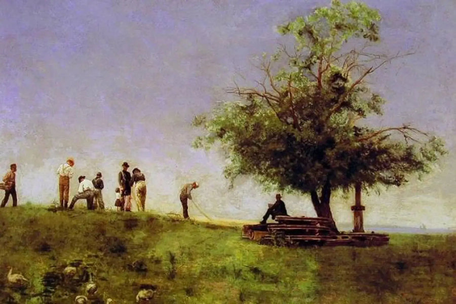 Reparar a rede - Thomas Eakins
