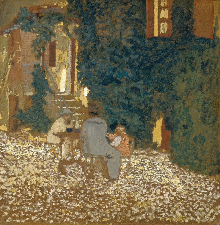 Refeição em um jardim - Édouard Vuillard