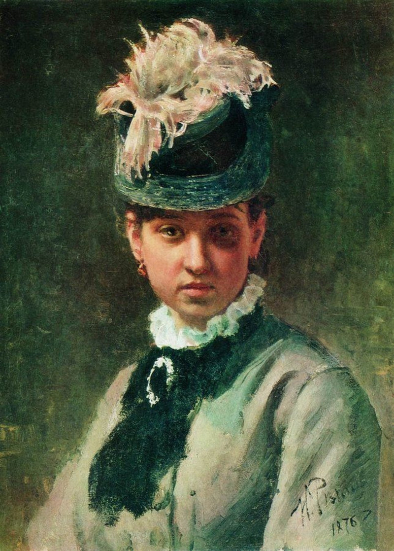 Portrait de Vera Répine - Ilia Répine
