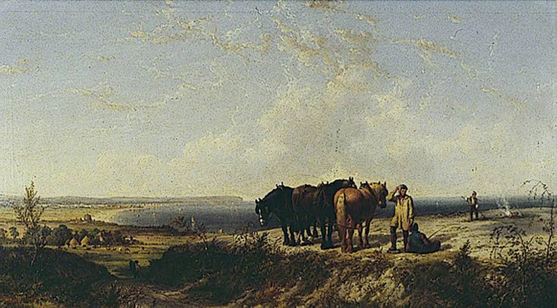Repouso na Charrua - John Frederick Herring, Sr.