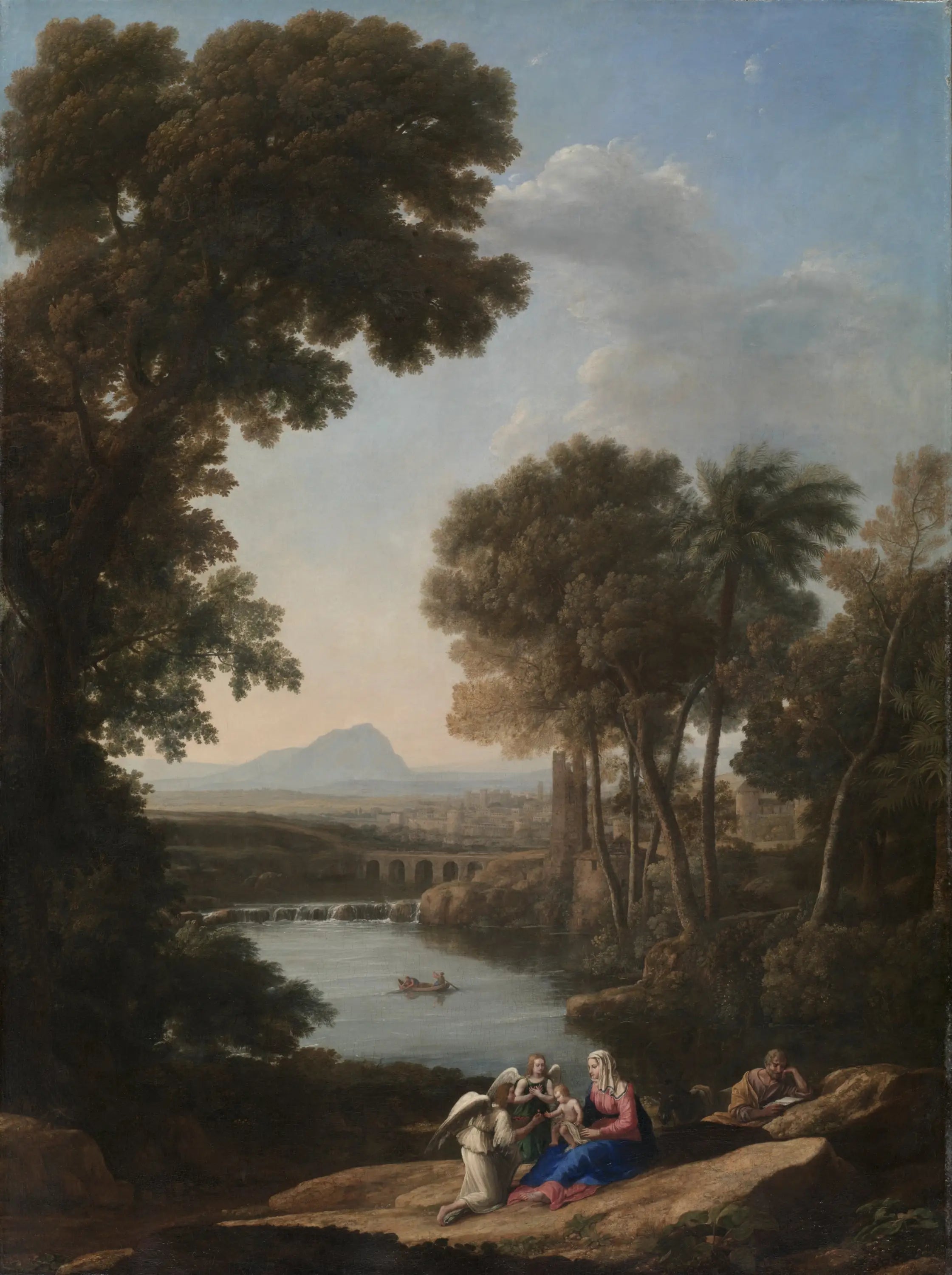 Repos pendant la fuite en Égypte - Claude Lorrain - Alpha Reproduction