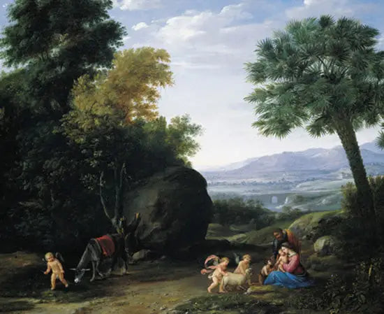 Repouso durante a fuga para o Egito - Claude Lorrain