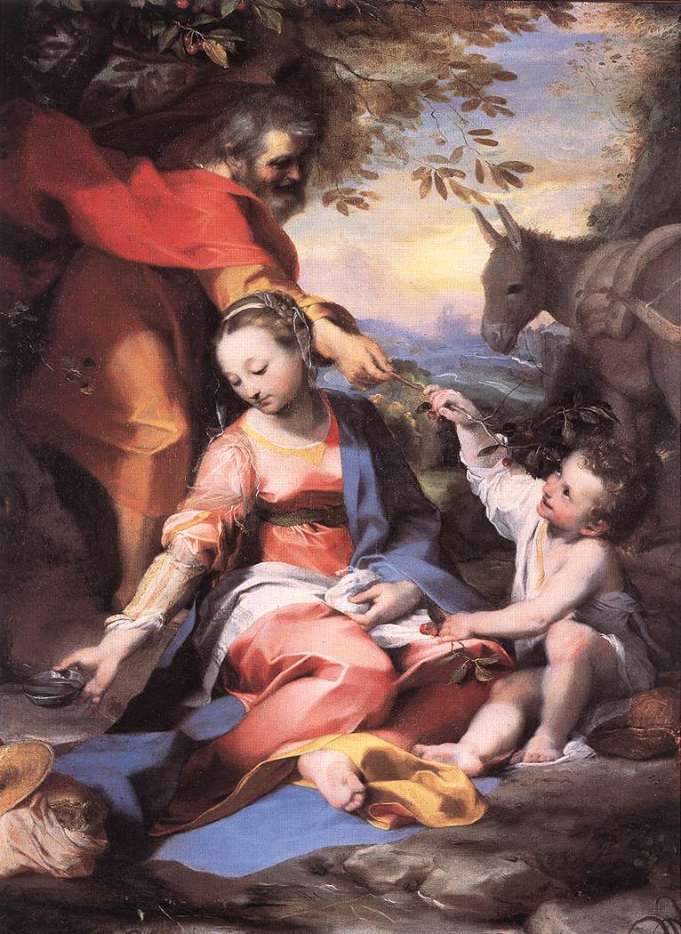 Repos pendant la fuite en Égypte - Federico Barroci - Alpha Reproduction