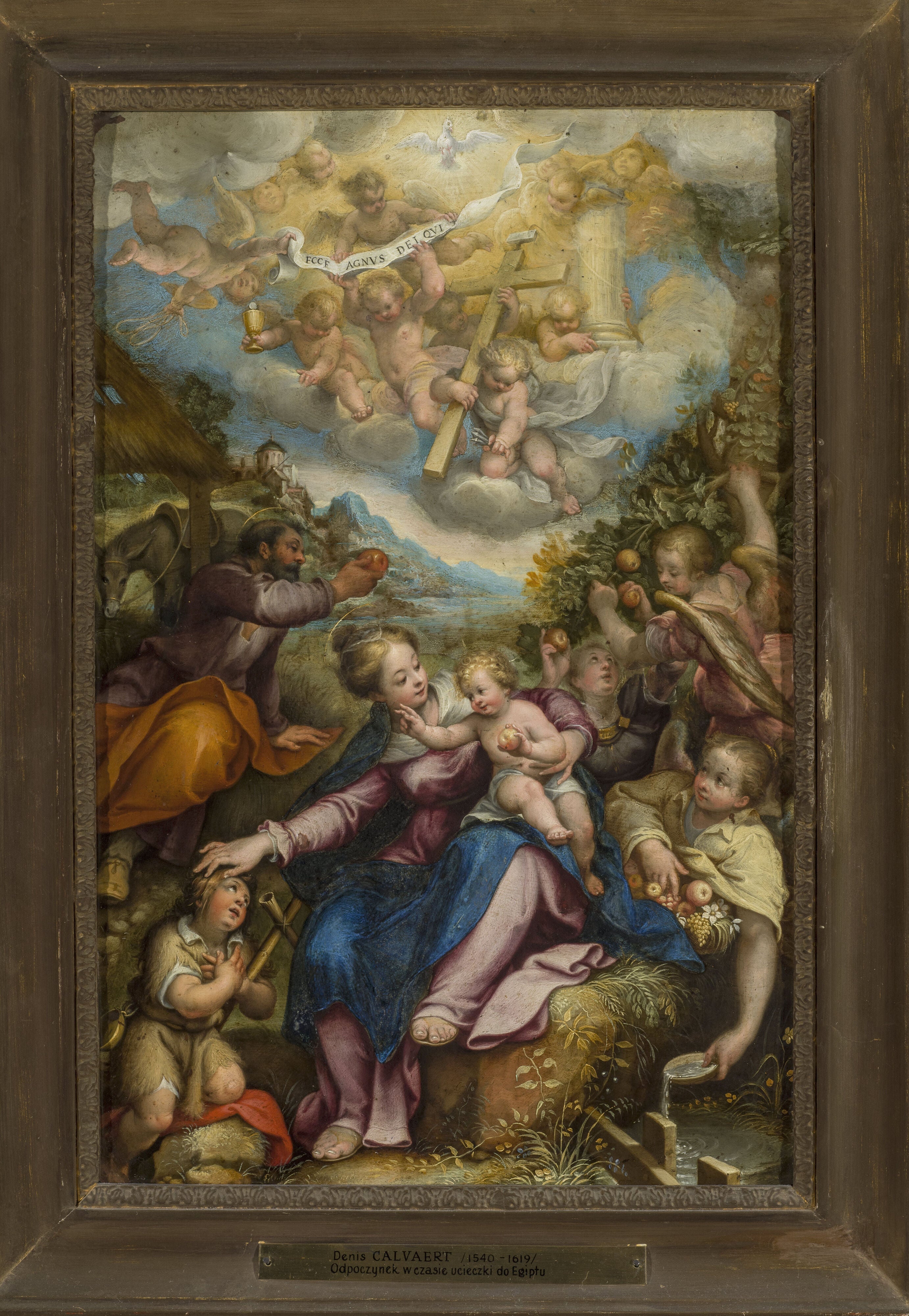 Reposez-vous pendant le vol vers l’Égypte - Denis Calvaert - Alpha Reproduction