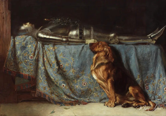 Requiescat - Briton Rivière - Reproductions de tableaux et peintures haut de gamme