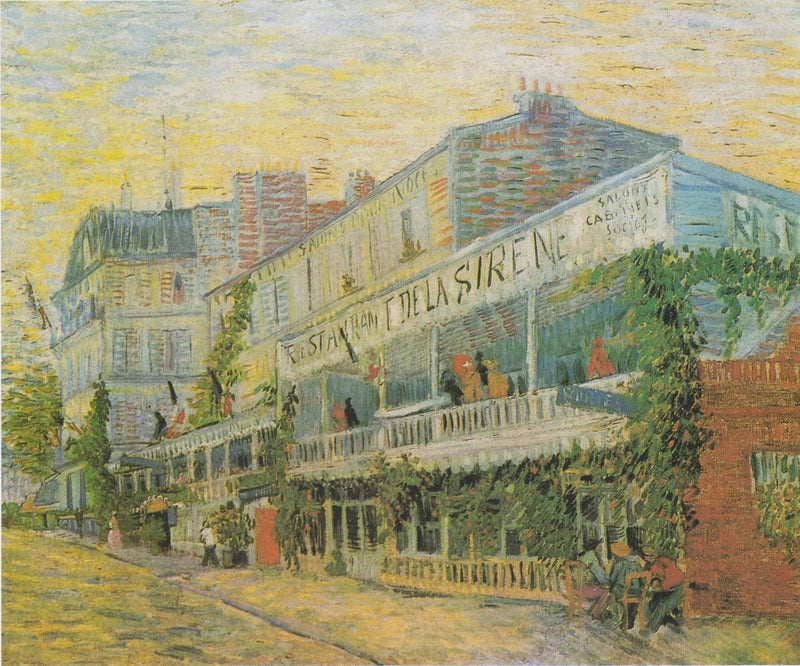 Restaurante da Sereia em Asnières - Vincent van Gogh