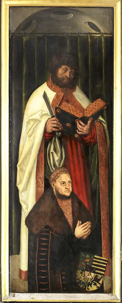 Retábulo da Igreja Santa Catarina de Zwickau [ala esquerda] - Lucas Cranach, o Velho