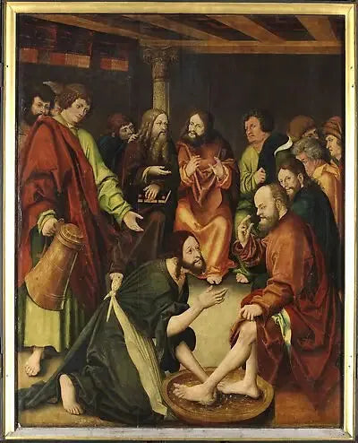 Retábulo da Igreja Santa Catarina de Zwickau [painel central] - Lucas Cranach, o Velho