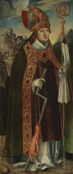Retábulo de Pfirtscher: São Erasmo - Lucas Cranach, o Velho