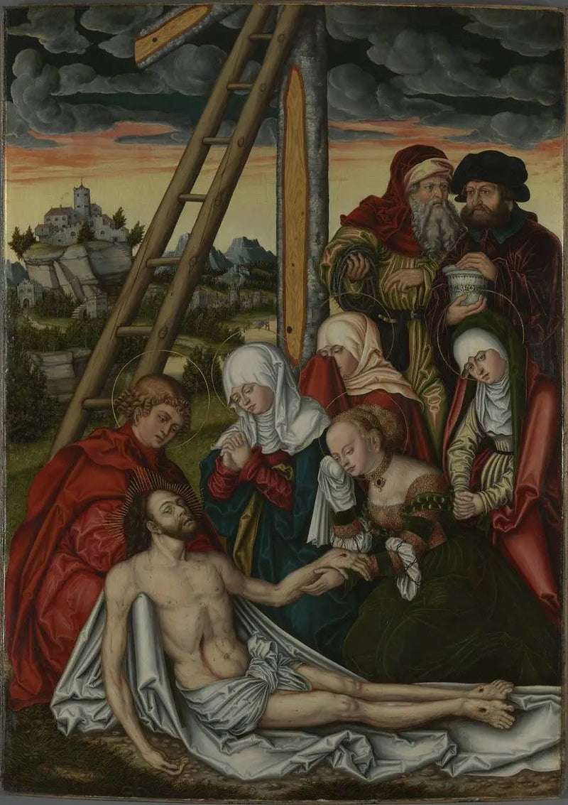 Retábulo de Pedro e Paulo: A Lamentação de Cristo - Lucas Cranach, o Velho