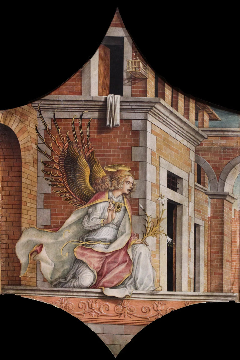 Retábulo de San Domenico: O Anjo da Anunciação - Carlo Crivelli