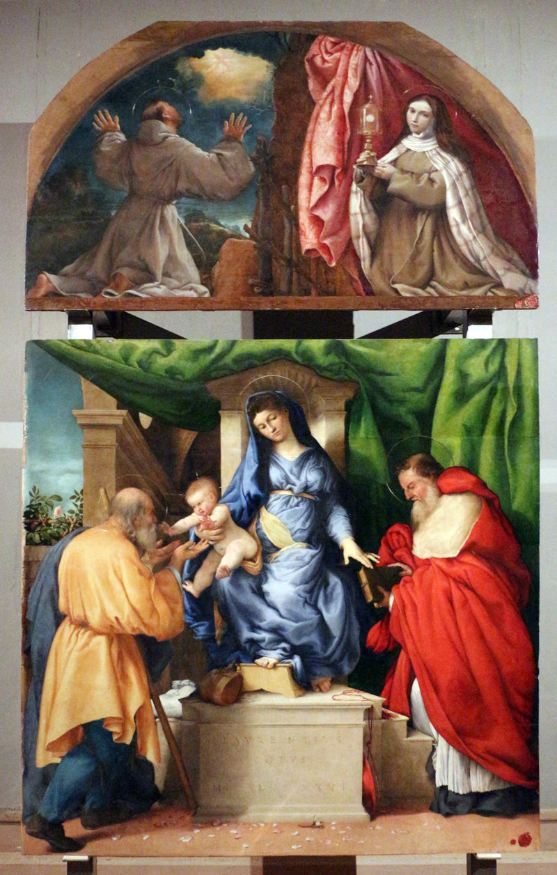Retábulo de San Francesco al Monte - Lorenzo Lotto